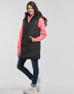 Hot JDY - SKYLAR PADDED HOOD WAISTCOAT OTW Noir