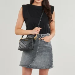 LANCASTER - SOFT MATELASSE 23 Noir Discount