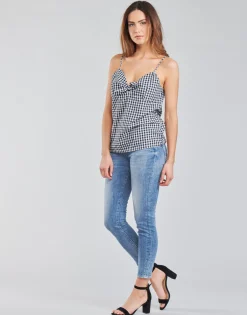 Le Temps des Cerises - PULP SLIM 7/8 Bleu Discount