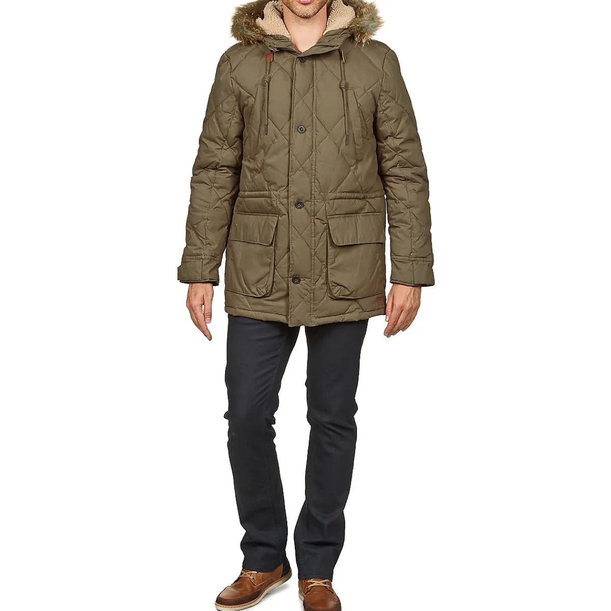 Lee - DOWN PARKA Kaki Outlet