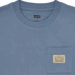 Best Levi's - CURVED HEM POCKET TEE Bleu