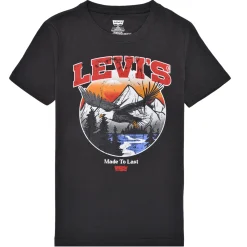 Levi's - LVB SOAR LIKE AN EAGLE TEE Noir Discount