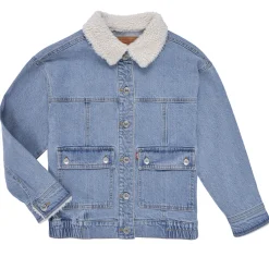 Levi's - LVG DENIM JACKET W/ SHERPA COL Bleu Discount