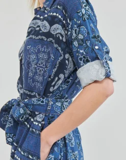 Liu Jo - ABITO CAMICIA DEN.BLUE PRINTS WASH BLEU Best