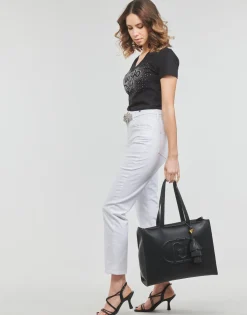 Discount Liu Jo - PANT STRAIGHT FIT Blanc