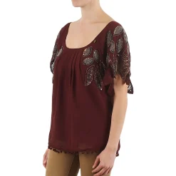 Online Lollipops - POCAHONTAS TOP Bordeaux