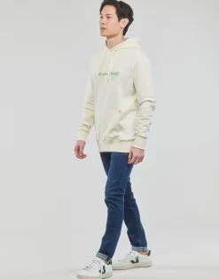 Lyle & Scott - EMBROIDERED LOGO HOODIE Blanc Discount