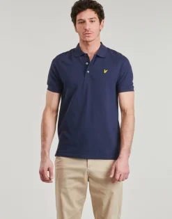 Lyle & Scott - Plain Polo Shirt Marine Best