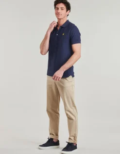 Lyle & Scott - Plain Polo Shirt Marine Best
