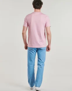 Sale Lyle & Scott - Plain T-Shirt Rose