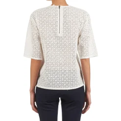 Online Manoush - FLOWER BADGE Blanc