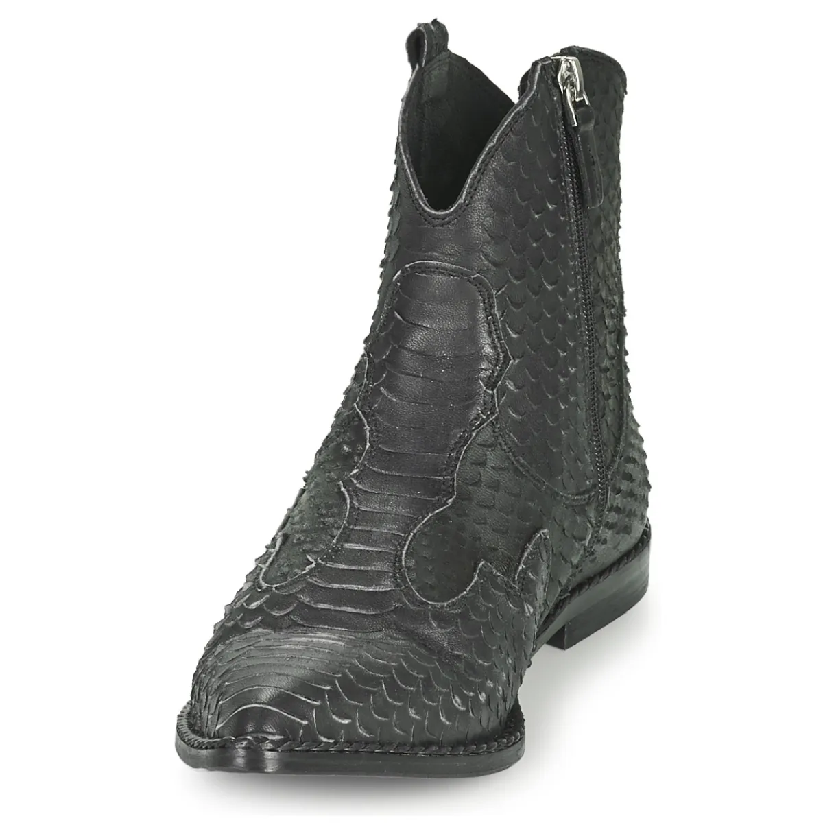 Mimmu - PYTHON INTAG Noir Discount