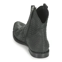 Mimmu - PYTHON INTAG Noir Discount