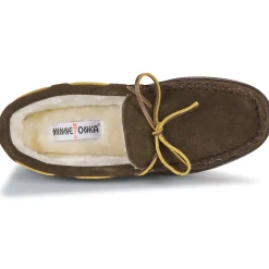 Minnetonka - PILE LINED HARDSOLE Marron Hot