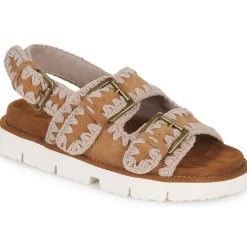 Hot Mou - BIO TWO BUCKLES AND BACK STRAP Marron