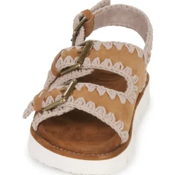 Hot Mou - BIO TWO BUCKLES AND BACK STRAP Marron