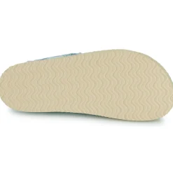 Mou - CRISS-CROSS ROPE SANDAL PAINTE Bleu Sale