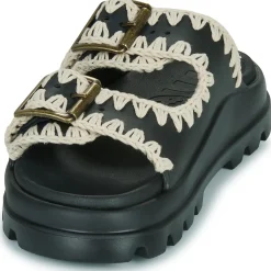 New Mou - EVA ONE-PIECE SLIDE TWO-BUCKLE Noir