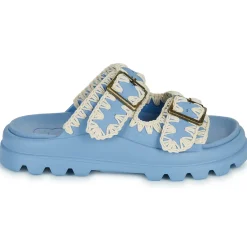 Mou - EVA ONE-PIECE SLIDE TWO-BUCKLE Bleu Clearance