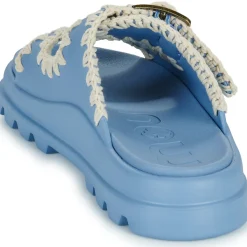 Mou - EVA ONE-PIECE SLIDE TWO-BUCKLE Bleu Clearance