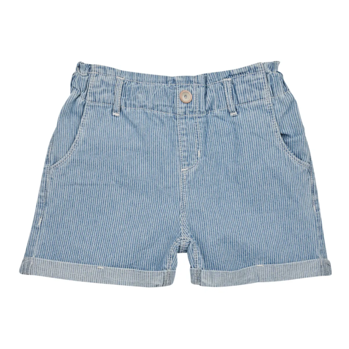 Best Name it - NKFBELLA HW REG DNM SHORTS Bleu