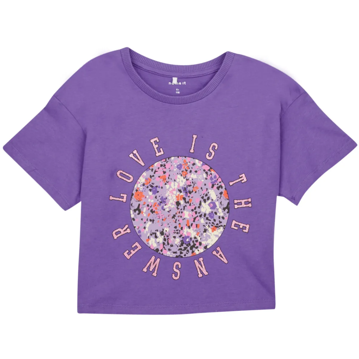 Online Name it - NKFBOLETTE SS LOOSE SHORT TOP Violet