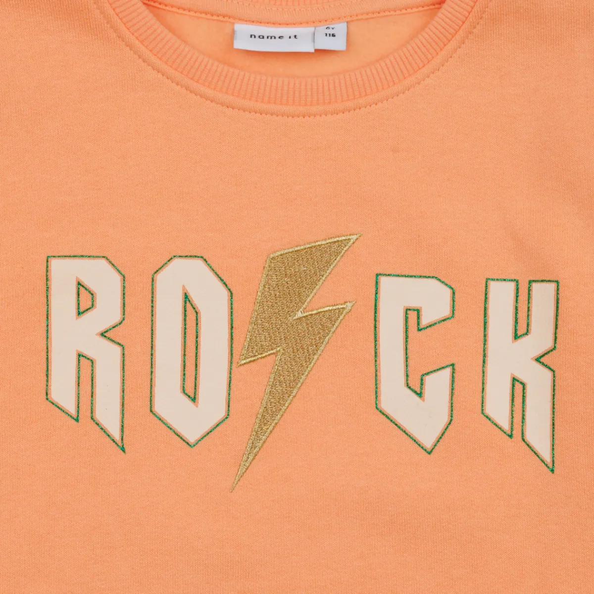 Clearance Name it - NKFLOFFINA LS SWE BRU PS Orange