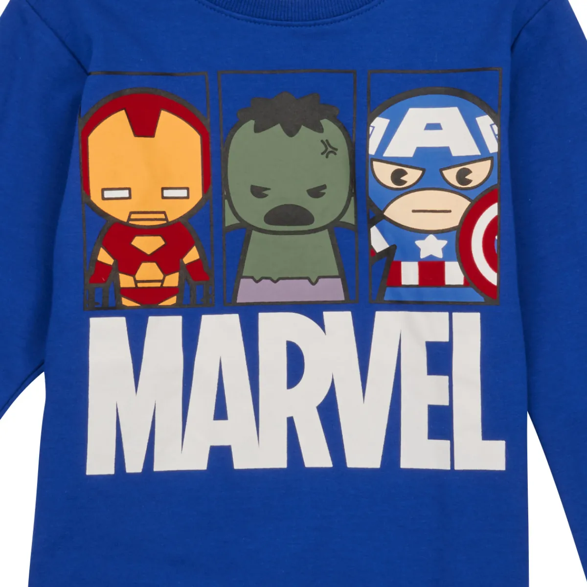 Clearance Name it - NMMJEBIN MARVEL SWEAT Bleu