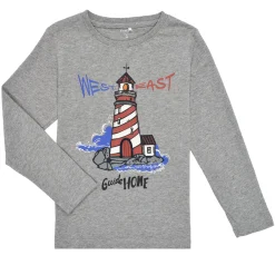 Online Name it - NMMOLEG LS TOP Gris