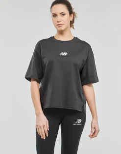 Discount New Balance - ATHLETICS 1/4 ZIP Noir