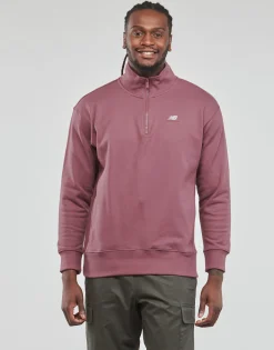 New Balance - ATHLETICS 90'S 1/4 ZIP MOCK SWEATSHIRT Bordeaux