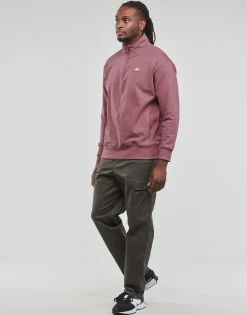 New Balance - ATHLETICS 90'S 1/4 ZIP MOCK SWEATSHIRT Bordeaux