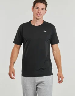 New Balance - CORE RUN SHORT SLEEVES Noir Clearance