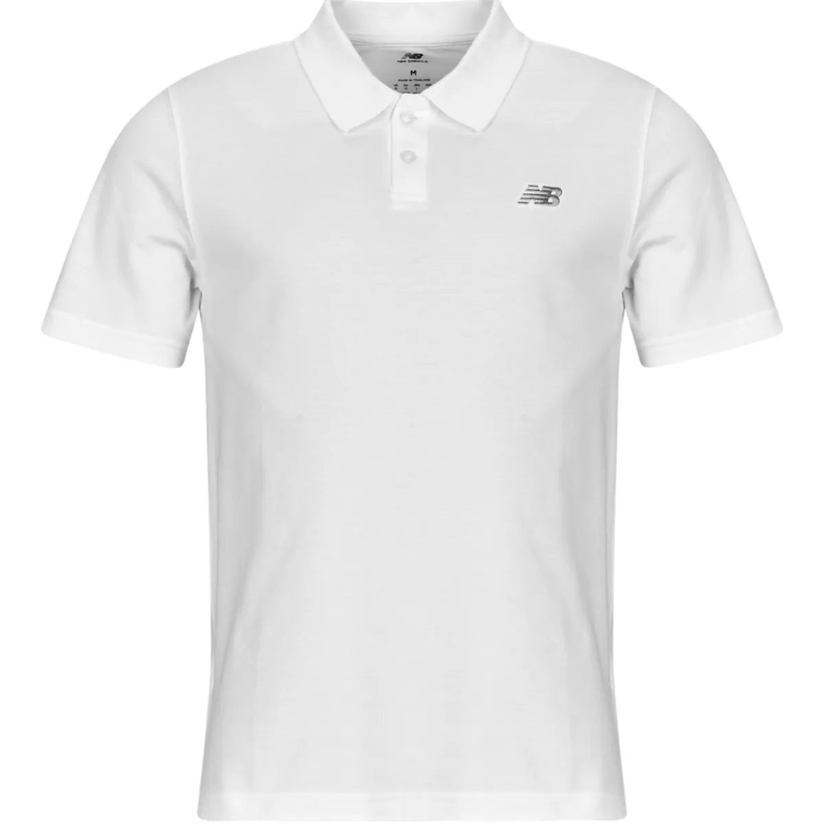 Clearance New Balance - COTTON PIQUE POLO Blanc