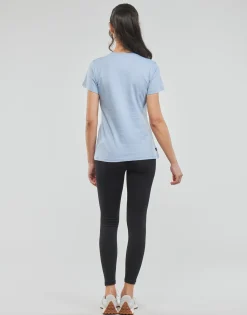 Best New Balance - ESSENTIALS GRAPHIC ATHLETIC FIT SHORT SLEEVE Bleu