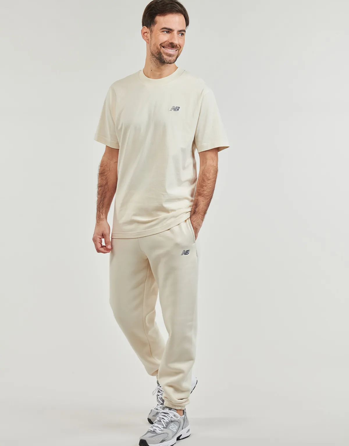 New Balance - FLEECE JOGGER Beige Clearance