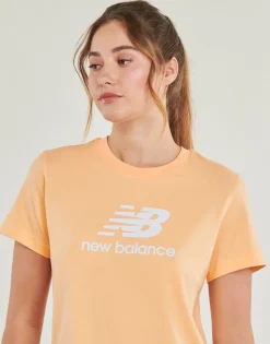 Online New Balance - LOGO JERSEY TEE Corail