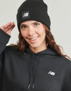 New Balance - SMALL LOGO HOODIE Noir Outlet