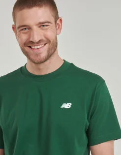 New Balance - SMALL LOGO JERSEY TEE Vert