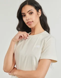 New New Balance - SMALL LOGO T-SHIRT Beige