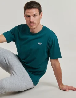 New New Balance - Sport Essentials Cotton T-Shirt Vert