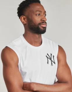 Best New-Era - MLB SLEEVELESS TEE NEW YORK YANKEES Blanc