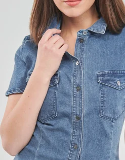 Online Noisy May - NMJOY  S/S DRESS MB NOOS BleuMedium