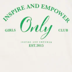 Online Only - KOGWENDY S/S LOGO TOP BOX CP JRS Blanc