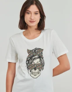 Sale Only - ONLABELLA L/S GLITTER V-NECK CS KNT Blanc