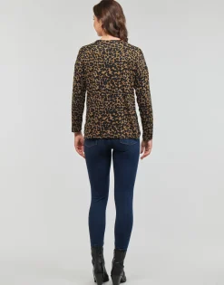 Hot Only - ONLANA L/S AOP TOP CC JRS Marron