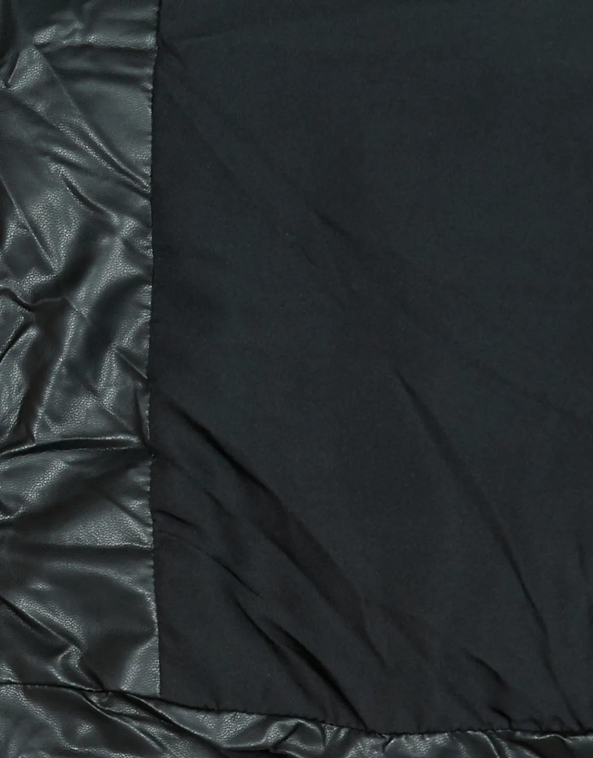 Clearance Only - ONLANJA FAUX LEATHER PUFFER CC OTW Noir