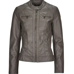 Only - ONLBANDIT FAUX LEATHER BIKER  OTW Gris New