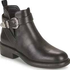 Clearance Only - ONLBLOOM-5 PU BUCKLE BOOT Noir