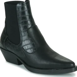 Hot Only - ONLBRONCO-2 SHORT PU COWBOY BOOT Noir